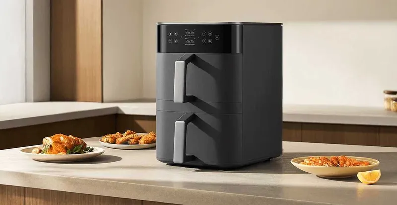 ГОТОВКА В 2 РАЗА БЫСТРЕЕ! Аэрогриль Xiaomi Dual Zone Fryer 12L Global