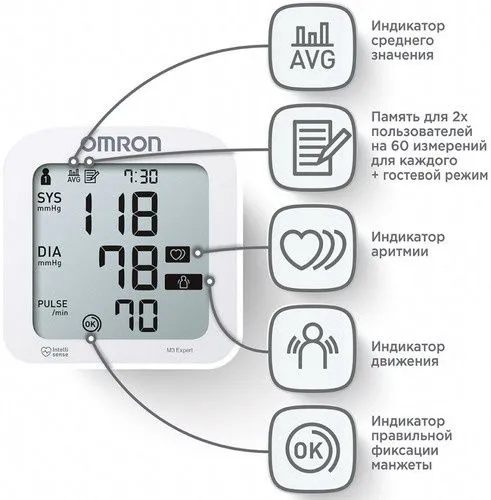 Omron M3 Comfort tonometr — фото 1
