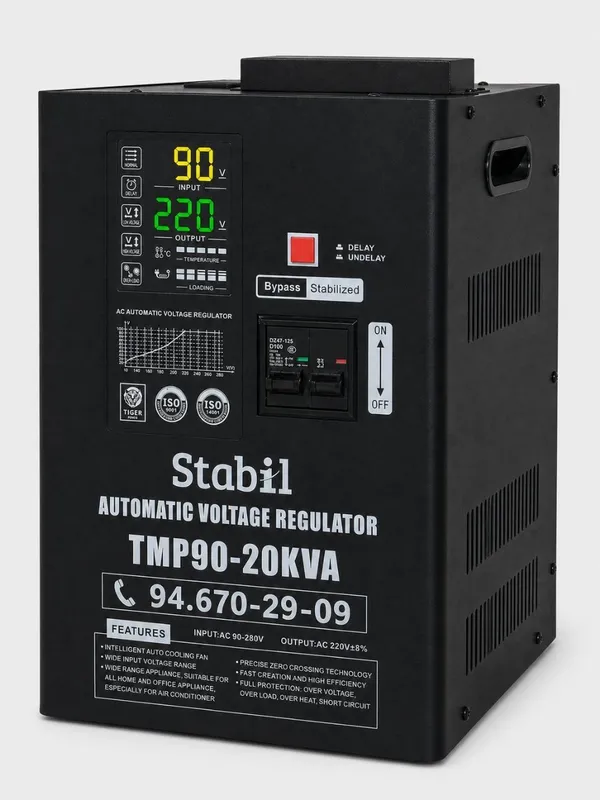 Stabilizator 20 kva. Sifatli, arzon, qulay narxda.
