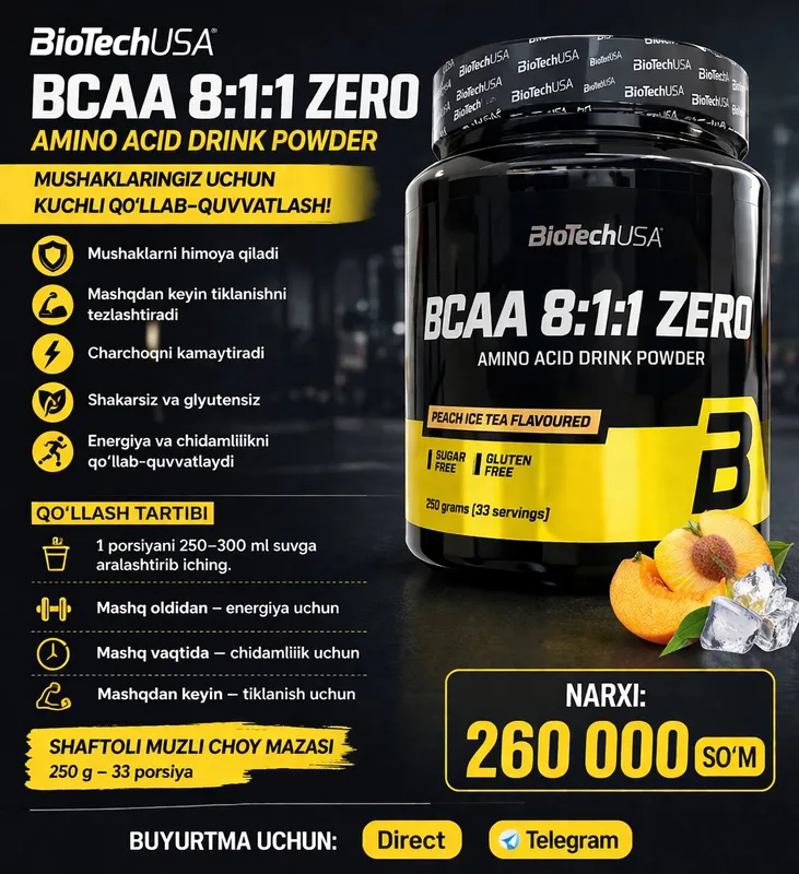 BioTechUSA BCAA 8:1:1 Zero