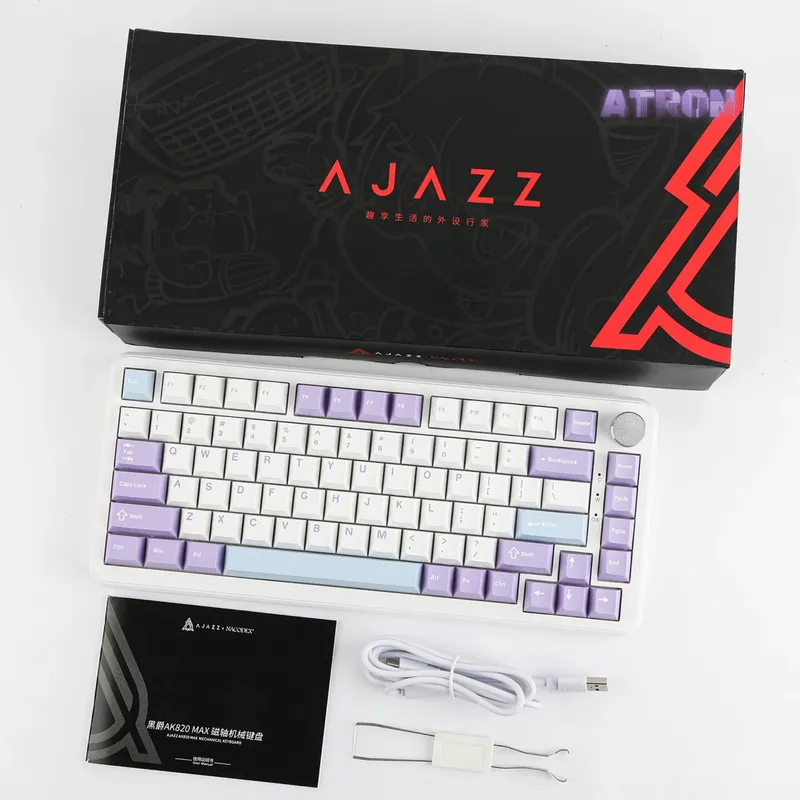Игровая Механическая Клавиатура AJAZZ AK820 Purple — фото 2