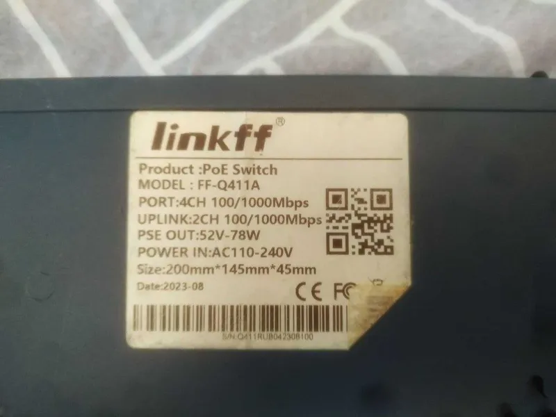 Коммутатор Swich Linkff FF-Q411A (Gb4+2+1SFP) — фото 4