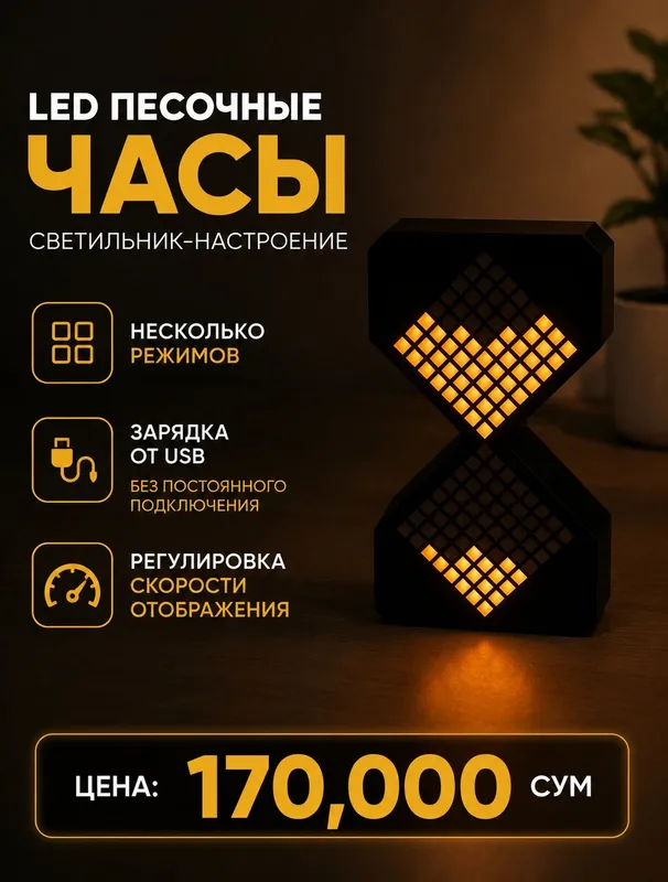 LED RGB подстветка, LED песочные часы — фото 4