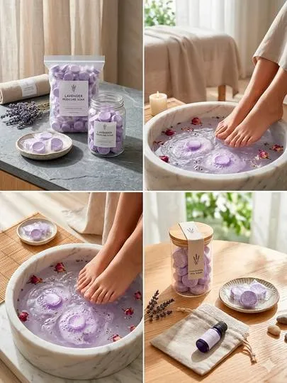 Шипучие таблетки для ванночки ног Pedicure SPA 1 кг — педикюр дома, размягчение кожи 4