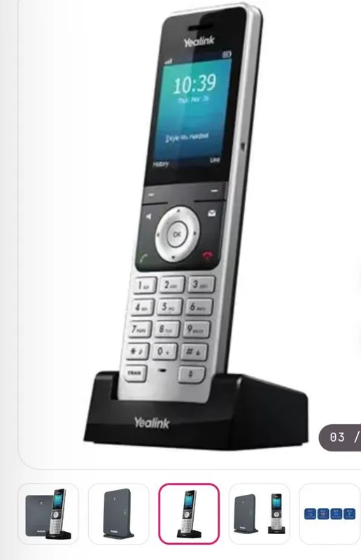 Yealink W60P IP-simsiz telefon. 4
