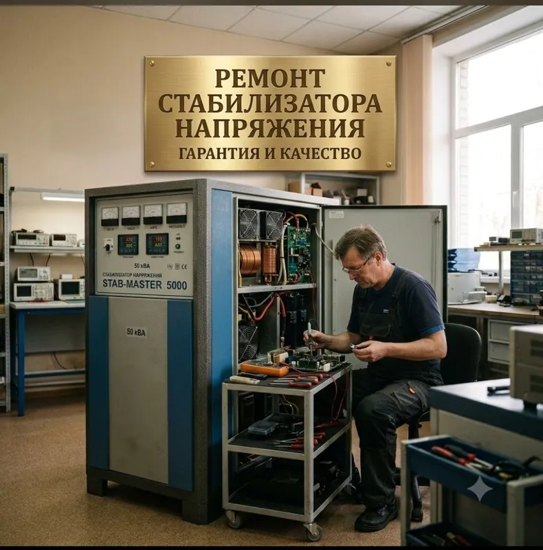Ремонт стабилизатора напряжения / установка стабилизатора / электрик / 1