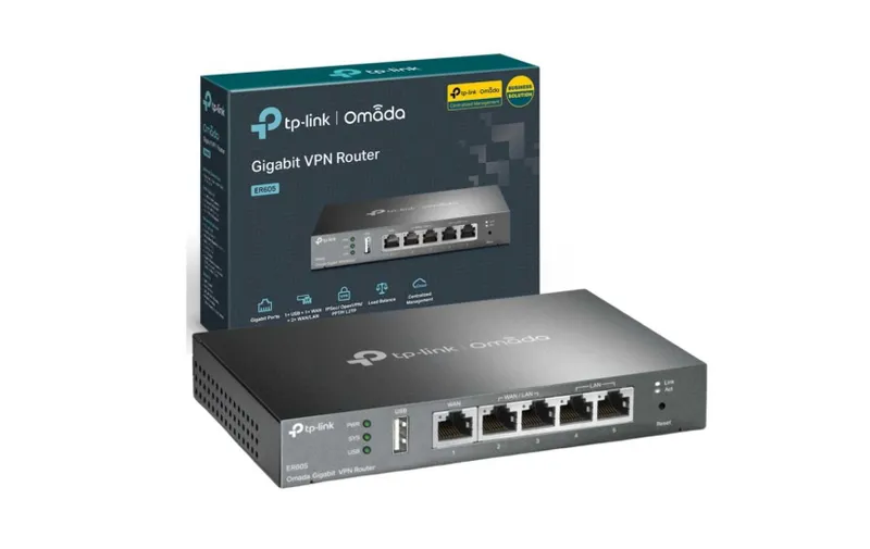 Маршрутизатор TP-Link Omada ER605 (VPN, Gigabit, Multi-WAN)