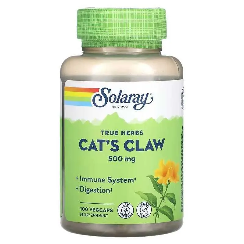 Solaray Cat's Claw кошачий коготь Cats Claw 4 Solaray Cat's Claw кошачий коготь Cats Claw 4