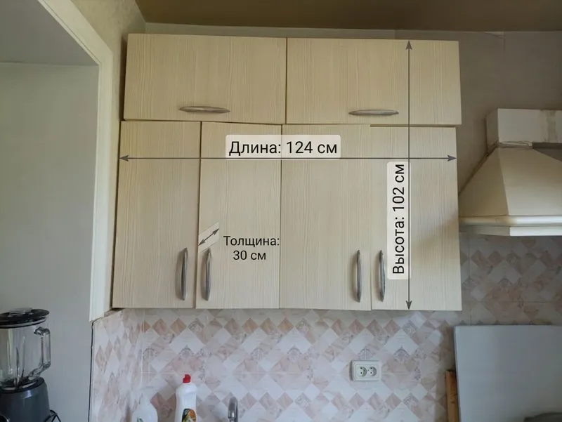 Кухонный гарнитур (верх + низ) с мойкой 2