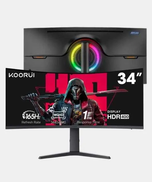 Monitor Ziffler – 34″ 34GM1000 Curved Gaming