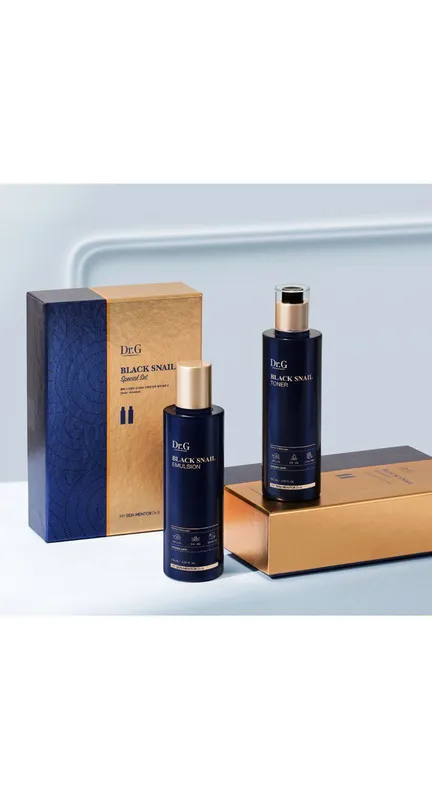 Набор Dr.G Black Snail Toner 150 мл + эмульсия 150 мл (2 вида, 1 компл — фото 1