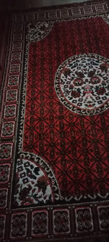 Sintetik gilam, ishlatilgan, 2,55 x 1,65 m 1