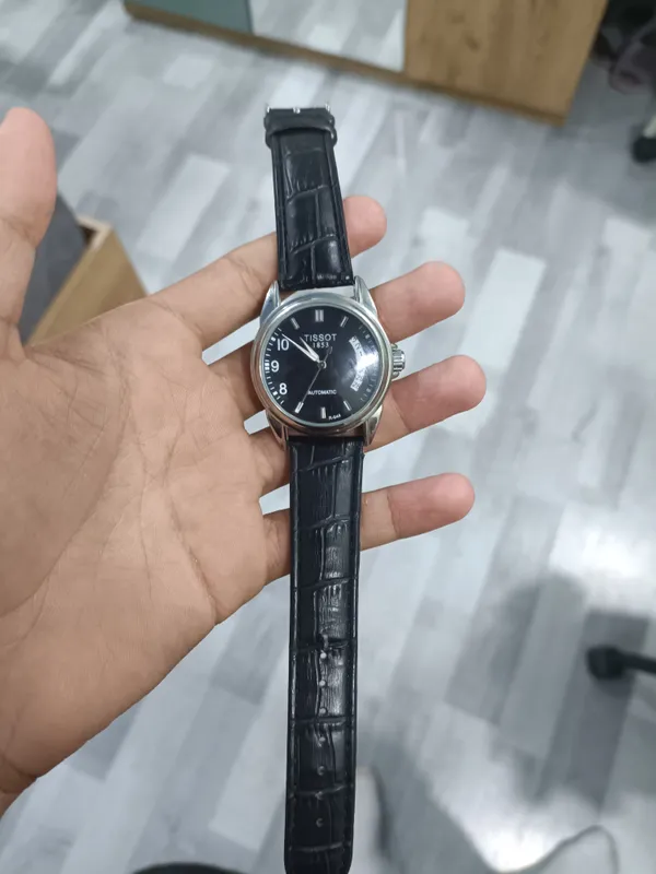 Мужские наручные часы Tissot механические кожаные