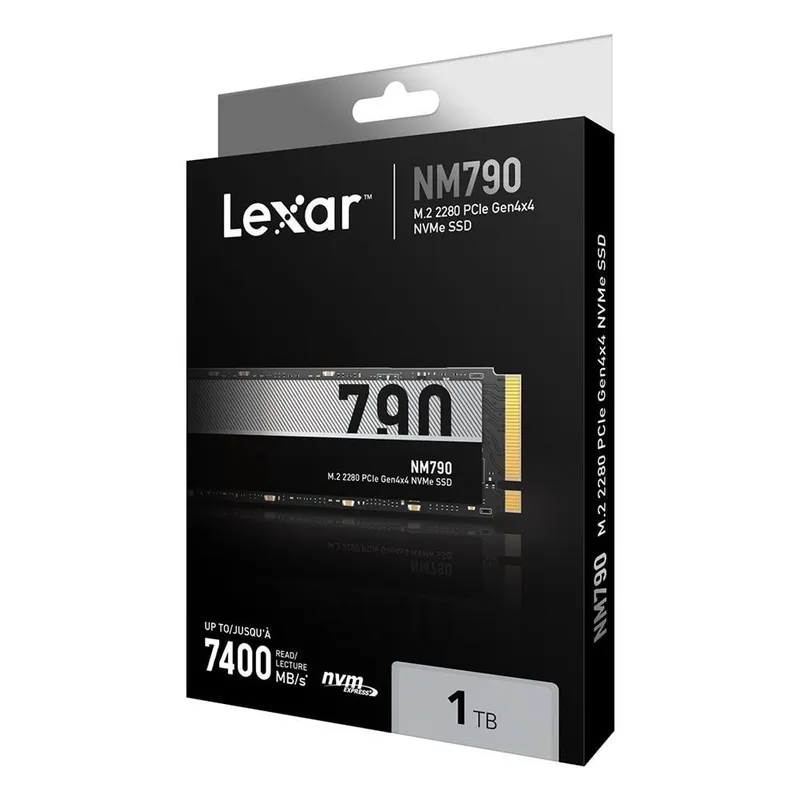 SSD 1TB M.2 NVMe TLC Gen4×4 3D NAND Lexar NM790 (3DS MAX, Premier)
