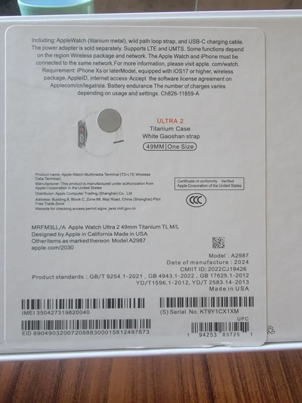 Apple watch ultra 2   padorginal yangi holatda. — фото 5