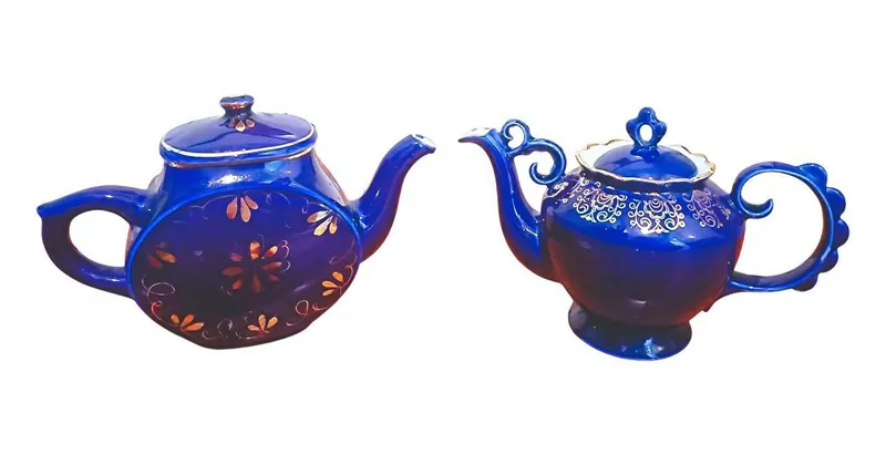 Чайники гжель, кобальт, винтаж