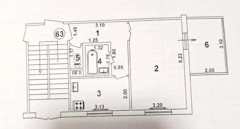 Продажа квартиры 1/1/4, Яшнабадский район, Массив Панельный