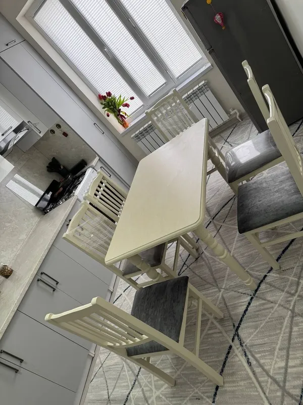 Stol stul, стол стул, yogʻoch stol stul,деревянный стол и стул — фото 5