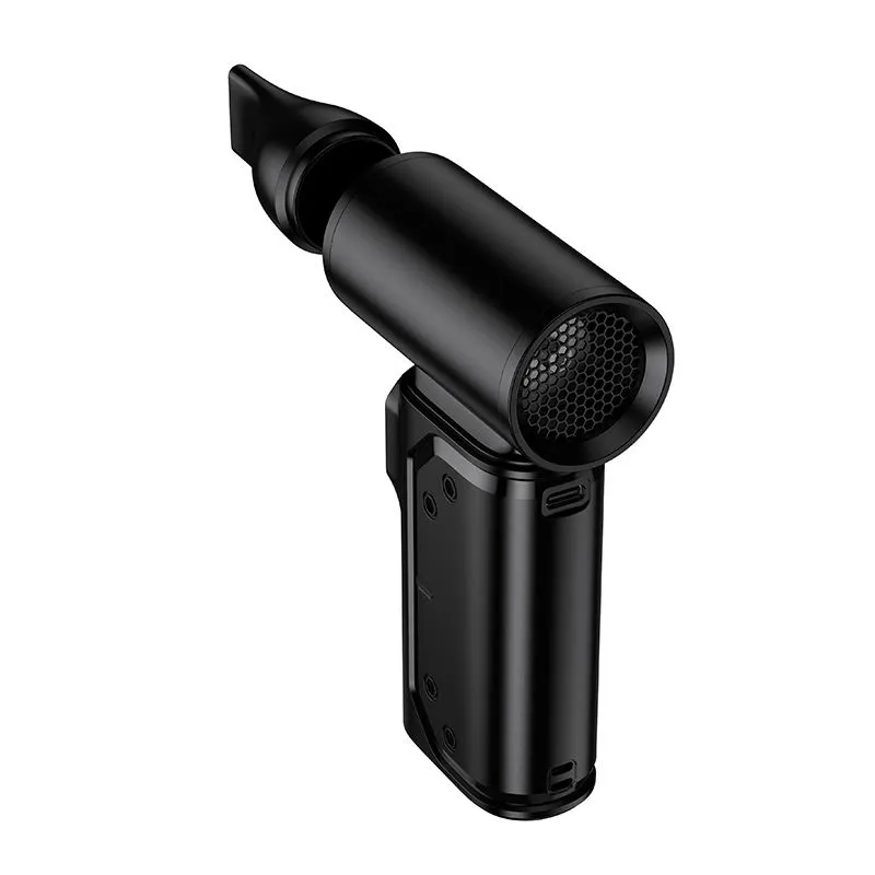 Hoco HX68 Turbo Jet Fan, 130000 RPM, мощный турбо-фен 8000mAh 3насадки — фото 2