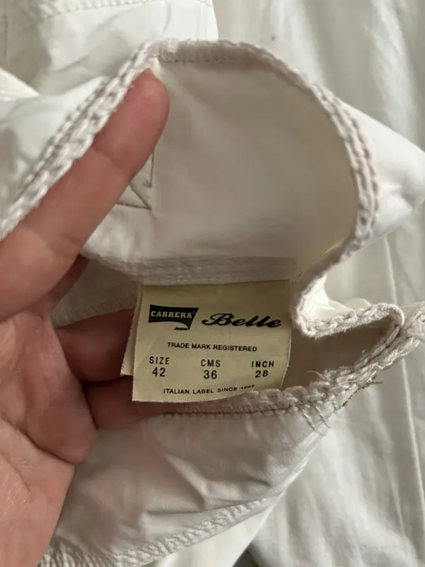 Итальянские летние тонкие брюки Carrera 100% хлопок — фото 2