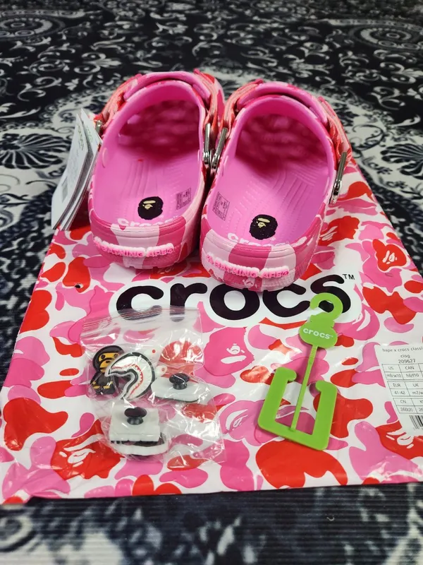 тапочки Bape crocs — фото 1
