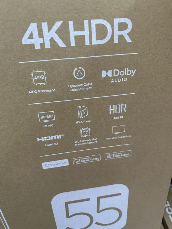 Телевизор TCL 50/55 V6C 2025 4K GoogleTv новый модель Доставка есть — фото 2 Телевизор TCL 50/55 V6C 2025 4K GoogleTv новый модель Доставка есть — фото 2