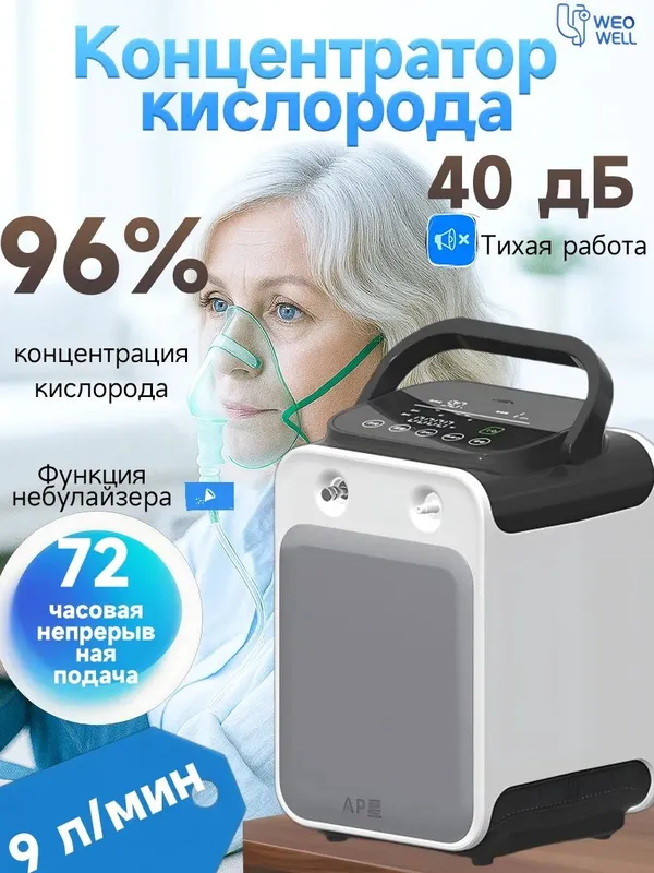 Кислородный концентратор 9литров Доставка Опт гарантия