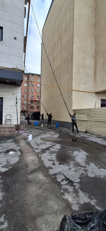 Фасад мойка Fasad moyka Fasad tozalash oyna yuvish oyna tozalash Bino — фото 4