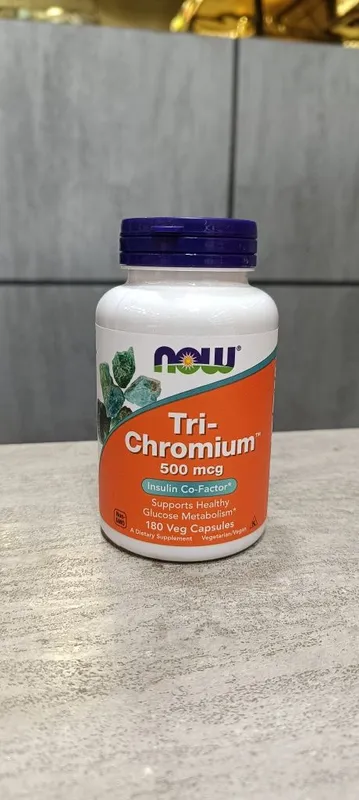 Now Tri-Chromium 500mcg 180veg caps Now Tri-Chromium 500mcg 180veg caps
