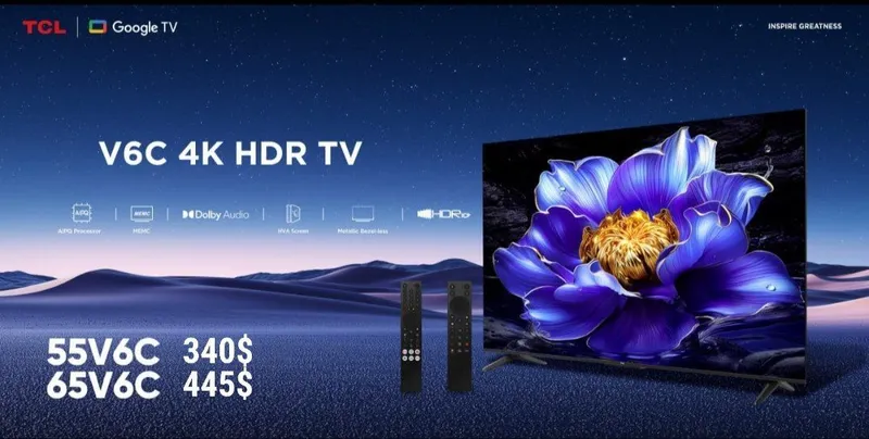 Телевизор 65/55/50 Smart 4K / TCL / GOOGLE TV телевизор 3 Телевизор 65/55/50 Smart 4K / TCL / GOOGLE TV телевизор 3