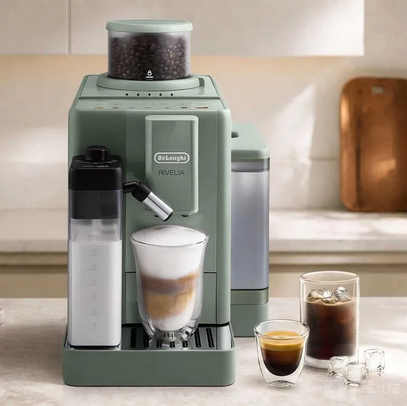 DeLonghi Rivelia Start EXAM420.55.WXL/BXL/GR kofe mashinasi 3 DeLonghi Rivelia Start EXAM420.55.WXL/BXL/GR kofe mashinasi 3