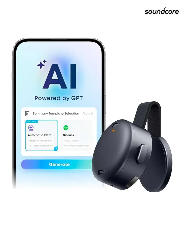 AI Диктофон Anker Soundcore Work 2