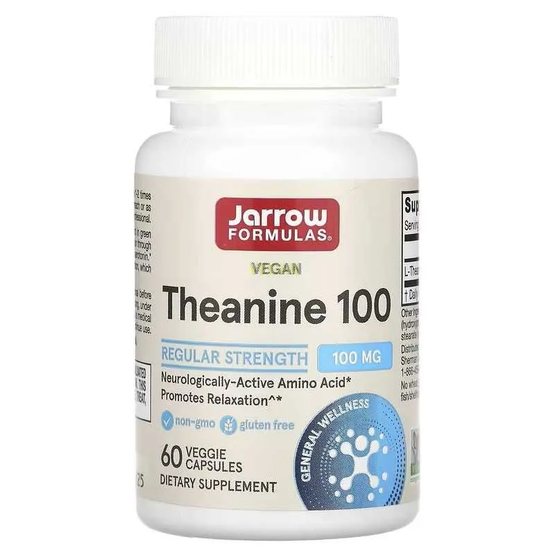 Jarrow Formulas Theanine 200 100 Theanine 200 теанин — фото 3