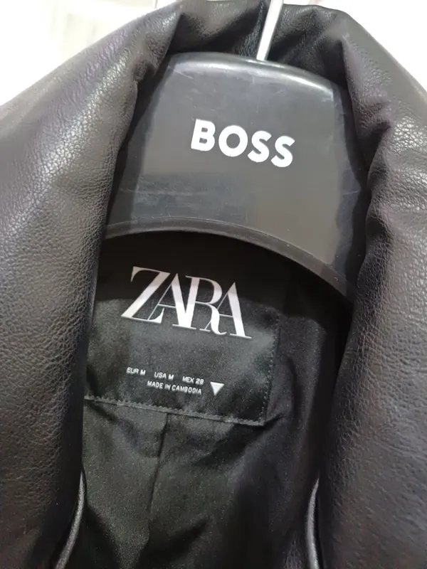 Продаётся кожаная куртка Zara — фото 1
