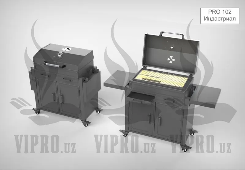 Мангал «PRO-102 Premium»,гриль,барбекю,кура,очаг 2 Мангал «PRO-102 Premium»,гриль,барбекю,кура,очаг 2