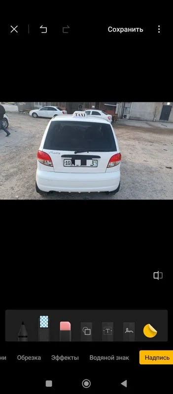 Matiz 2018 mx 280 km rangi oq xolati zor — фото 4