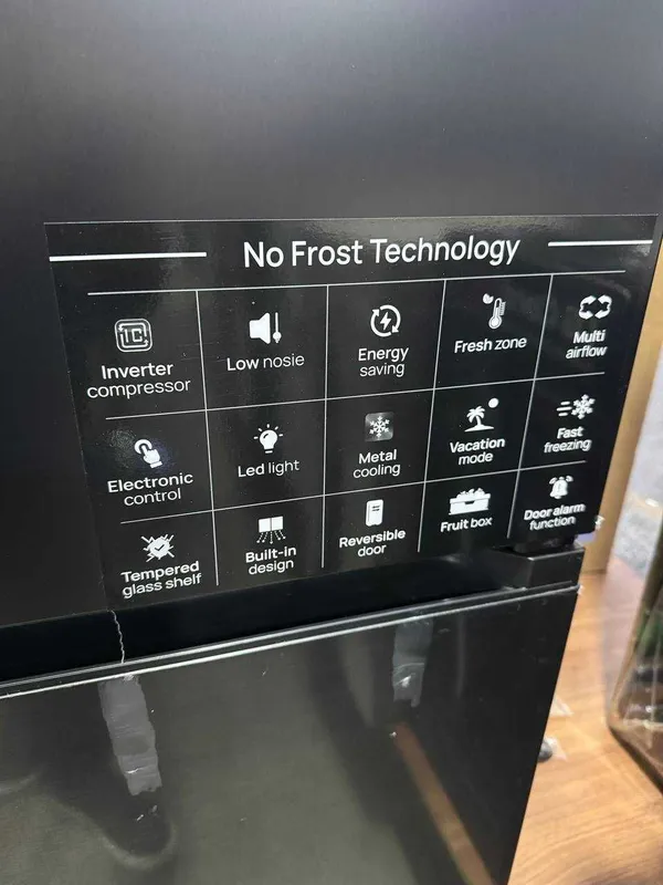 Холодильник IMMER NF326BFM-Black Inox Inverter No Frost Metal Cooling — фото 2 Холодильник IMMER NF326BFM-Black Inox Inverter No Frost Metal Cooling — фото 2