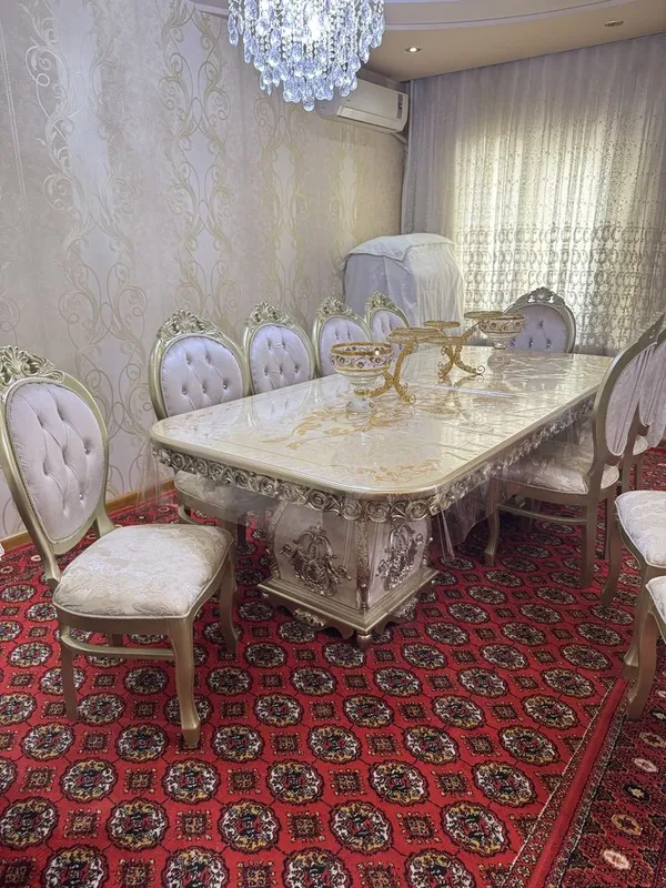 Комплект Стол стул для гостиной 1