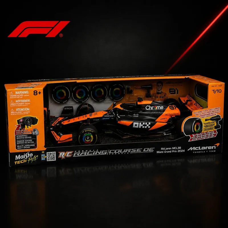 McLaren MCL38 Miami GP 2024 #81 Maisto 1 McLaren MCL38 Miami GP 2024 #81 Maisto 1