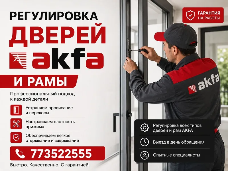 Регулировка дверей и рамы