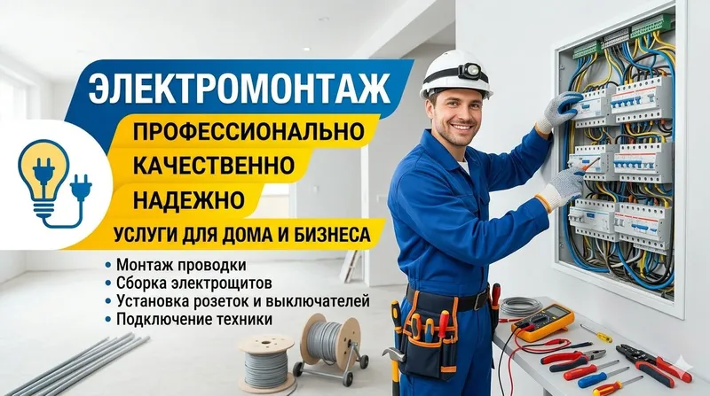 Услуги электромонтажника