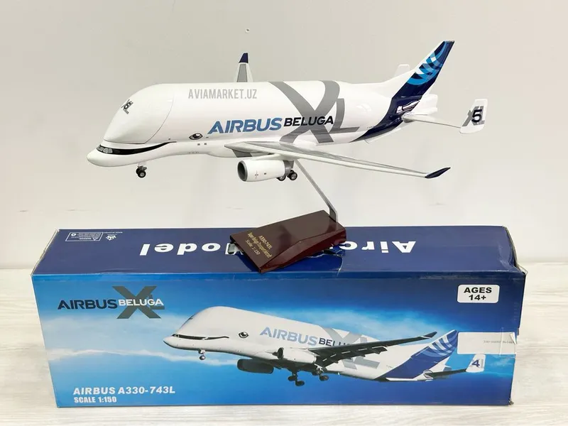 Модель самолёта Airbus Beluga XL (A330-743L) отличный подарок 2