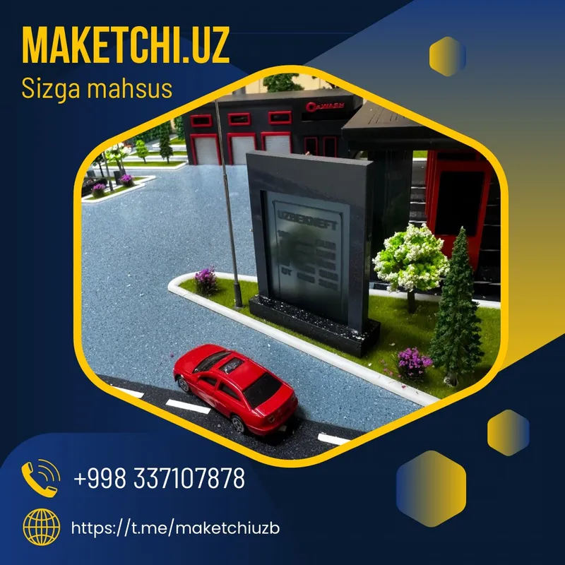 MakeT Dekorativ model Smart Макет 3D proektlash 7