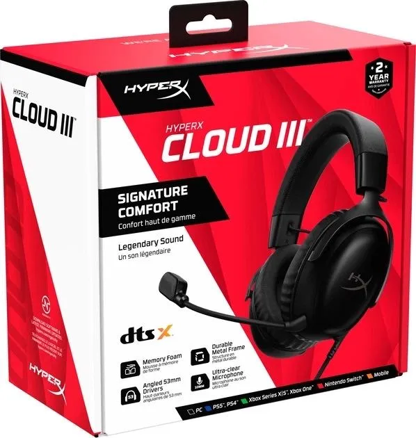 Hyperx cloud 3 black 2 Hyperx cloud 3 black 2