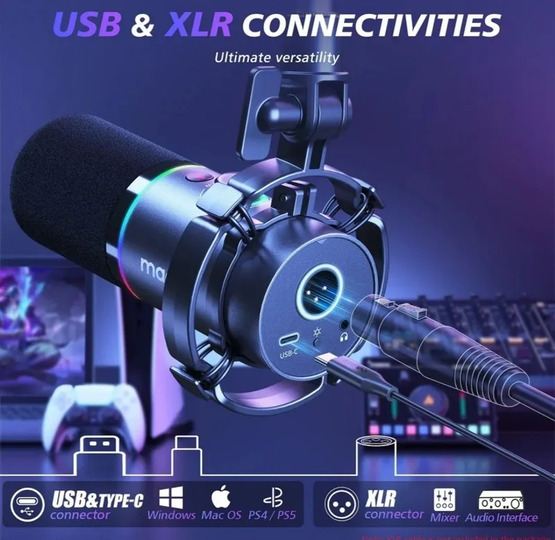Микрофон usb/xlr Moano pd200xs с пантографом — фото 2 Микрофон usb/xlr Moano pd200xs с пантографом — фото 2