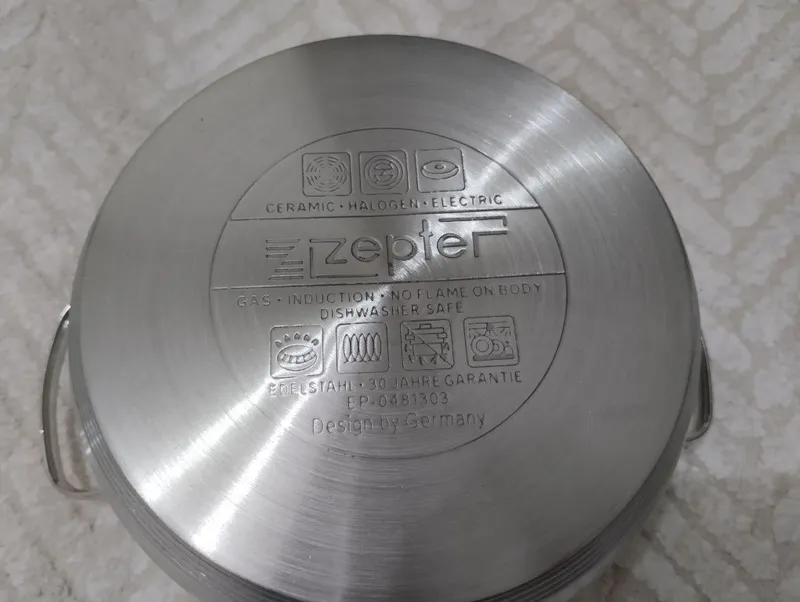 Кастрюли 2,7л; 3,6л; 8л нержавейка Zepter — фото 4