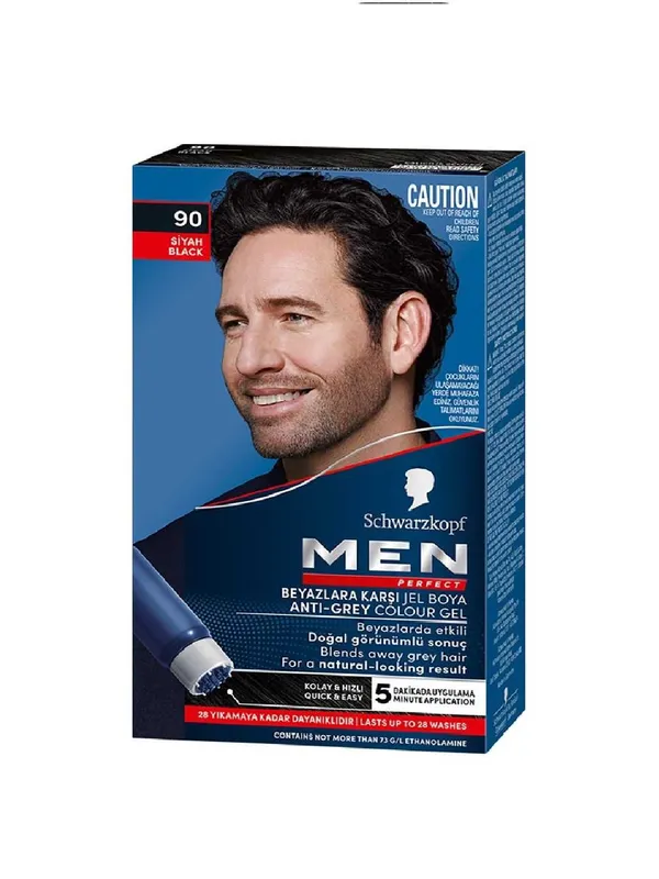 Краска для волос Schwarzkopf Men — стойкое закрашивание седины 4 Краска для волос Schwarzkopf Men — стойкое закрашивание седины 4