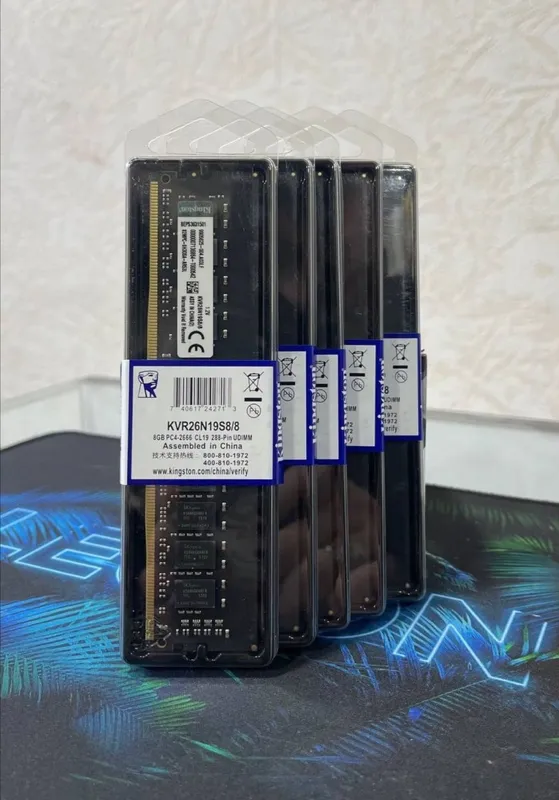 Ddr4 8gb 3200mhz crucial + kingston