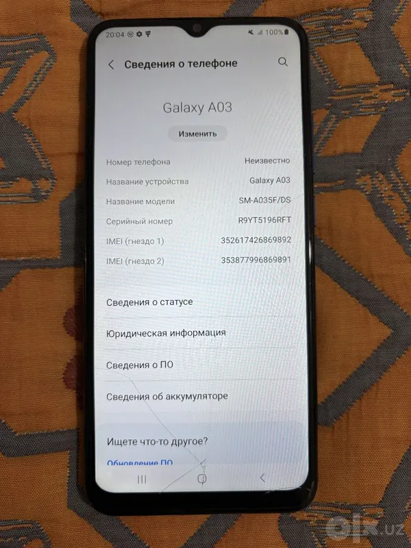 SAMSUNG Galaxy a03 (4/64) 5 SAMSUNG Galaxy a03 (4/64) 5