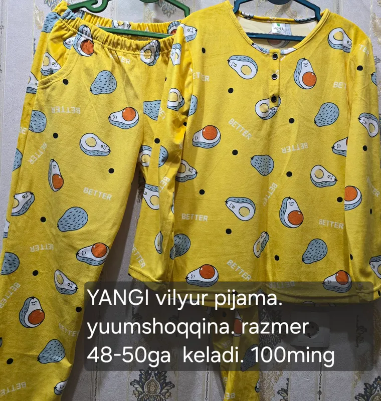 Yangi pijama . kiyilmagan